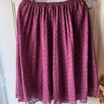 Xl lace maroon skirt Photo 3
