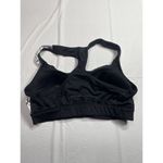 Yvette Racerback Front Zip High Impact Sports Bra Black White Geometric Size XS‎ Photo 2