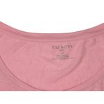 Talbots  Plus Size Pink Tie Sleeve Linen Top T-shirt 2X‎ Soft Girl Pastel Photo 2