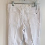 Judy Blue  Boyfriend Fit White Mid Rise Distressed Jeans Photo 5