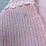M&S Collection Light Pink Heavier Knit Pullover Sweater Size 8 (UK) Photo 9