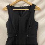 White House | Black Market Black Dress sz 8 Business Dress Lined Photo 6
