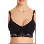 Calvin Klein Women's CK One Cotton Lightly Lined Bralette Black Color Size 3X Photo 1