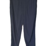 Madewell  - Dolphin Hem Track Trousers Black Casual Pants Sz M Photo 2