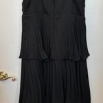 Lulus Black Ruffle Tiered Maxi Dress Large Photo 3