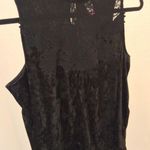No Boundaries No Boundries Size XL Blace Lace And Velvet Sleeveless High Neck Top Photo 0