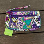 Vera Bradley Purple Multi-Colored Paisley Purse Travel Set Photo 2