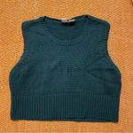 Vintage Oversized Cropped Sweater Vest Size M Photo 2