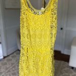 Bar III  Cotton Crochet Mini Dress Summer Brunch Luxe Boho Beach Wedding Event S Photo 1