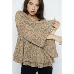 VICI SCOTTSDALE FLUTTER SLEEVE BLOUSE Photo 9