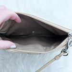 Coach gold metallic clutch evening bag wristlet Photo 8