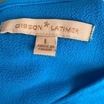 Gibson Latimer  Cold Shoulder Flowy Blouse | Blue Photo 3