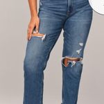 Abercrombie & Fitch Ultra High Rise Ankle Straight Jeans Photo 2
