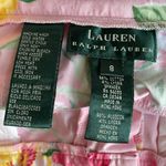 Ralph Lauren Pink Floral Straight Leg Pants Photo 3