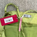 Beginning Boutique NWT NEW  “Stella Lace Trim Dress Green” lime satiny mini Photo 8