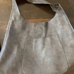 Joy Susan Dark Gray Leather Hobo Bag Photo 9