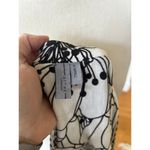 Blank London Anthropologie White & Black Floral Embroidered Kimono Blouse Size XS Photo 4