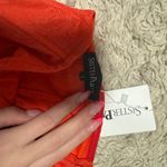 Red/orange hoco dress Photo 5