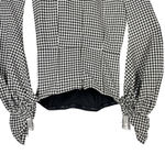 Naked Wardrobe Gingham The Statement Cocktail Dress Castlecore Sleeve Small NWT Photo 6