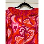 Alden Adair Jean Top Lovers Lane Size Medium NWT Red Pink Romantic Blouse Photo 8