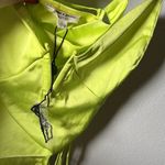 For Love & Lemons NWT  Skivvies Lemon/Lime Silky Bodysuit strappy Tie Back Photo 1
