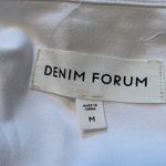 Aritzia White Short Sleeve Denim Forum  Top Photo 6