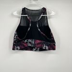 Fabletics  Pink Black Hawaiian Style Marcia Sports Bra 2X XXL Athletic Workout Photo 4