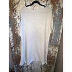 Umgee Linen blend Dress light tan color Medium, fringe hem Photo 4