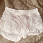 Lululemon 4” Speed Up White Shorts Photo 0