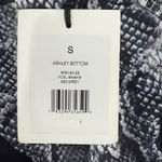 ONIA  Ashley Y2K Foil Snake Gray Bikini Bottom Small Photo 1