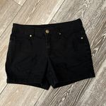 Faded Glory Sz 8 Black Denim Jean Shorts Adorable Photo 2