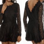 Anthropologie Long Sleeve Lace Romper, Size 8 Photo 1