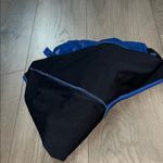 Aqua Green Vibrant Blue Swimsuit with Mesh Accents Photo 14