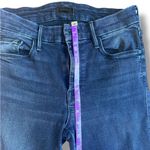 Mother The Looker Ankle Fray Size 27 Night Hawk Black Designer Denim Photo 8
