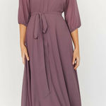 Baltic Born  Rebecca Vintage Plum Maxi Dress Photo 0