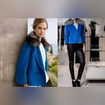 St. John  Short Fur Collar Jacket Photo 1