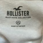 Hollister  Side Cinched Ribbed Tank Top. White. Size XS Photo 2