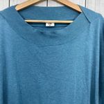 CAbi  XXS Blue Silk Blend Sweater sweatshirt short sleeve pullover knit womens Photo 2