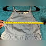 Japna  Sleeveless Tiered Baby Doll Dress in Light Blue Small Photo 5