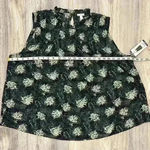 Joie NWT  Baltic Print Silky Sleeveless Keyhole Back Floral Top Smocked Size XXL Photo 2