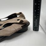 Brunate brown suede Sandals IT 37 US 7 Italian Designer Heels Dress VTG Photo 1