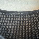 Angels Never Die Open Knit Black Long Sleeve Blouse Size M Photo 3