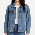 Madewell Oversized Jean Jacket XS Blue Classic Denim Photo 0