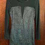 SheIn Green Shiny Spandex Cocktail Dress Photo 0