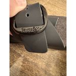 Fantasy Sandals Helena Sandal in Black Leather Wedge Size 39‎ US 9 Photo 9