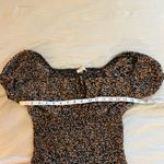 Blush Black and Tan women Floral Mini Dress Size 1XL Photo 5