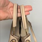 Sondra Roberts  Squared | Stone Vegan Leather Tote Satchel Shoulder Bag Photo 4