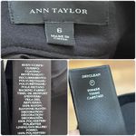 Ann Taylor Black Diamond Quilted Faux Vegan Leather Knit Waist Skirt 6 Small Photo 11