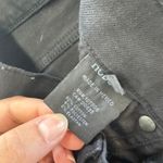 Hudson  Jeans‎ Womens 25 Black Fallon Crop Raw Hem Denim Dark Wash Cotton Photo 7