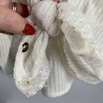 Urban Outfitters UO Out From Under Size M Top Jojo Thermal Waffle Rainbow Stripe Photo 5